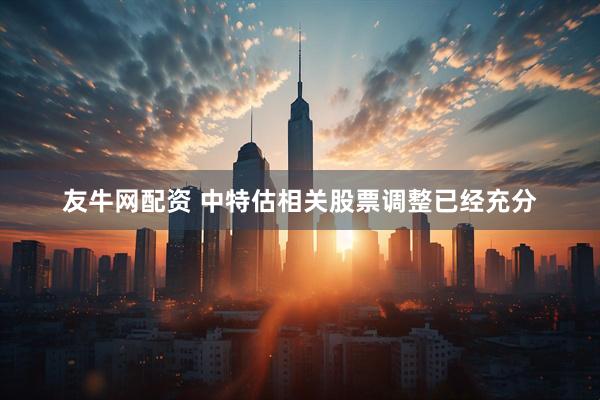 友牛网配资 中特估相关股票调整已经充分