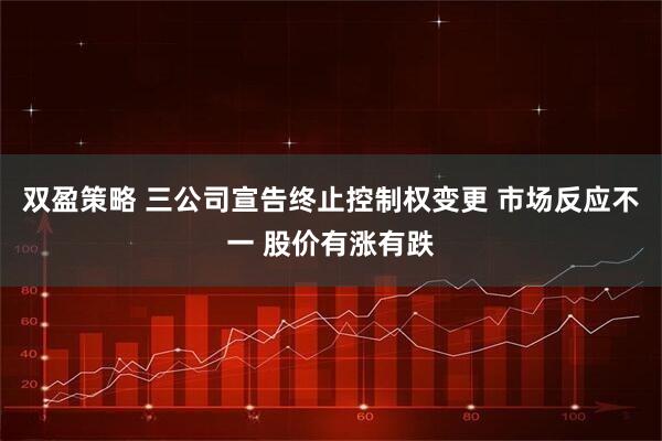双盈策略 三公司宣告终止控制权变更 市场反应不一 股价有涨有跌